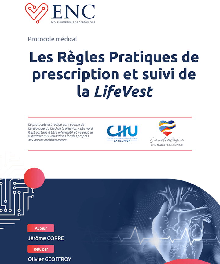 Image de l'outil Les Règles Pratiques de prescription et suivi de la LifeVest